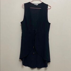 Black Sleeveless Vest Size S
